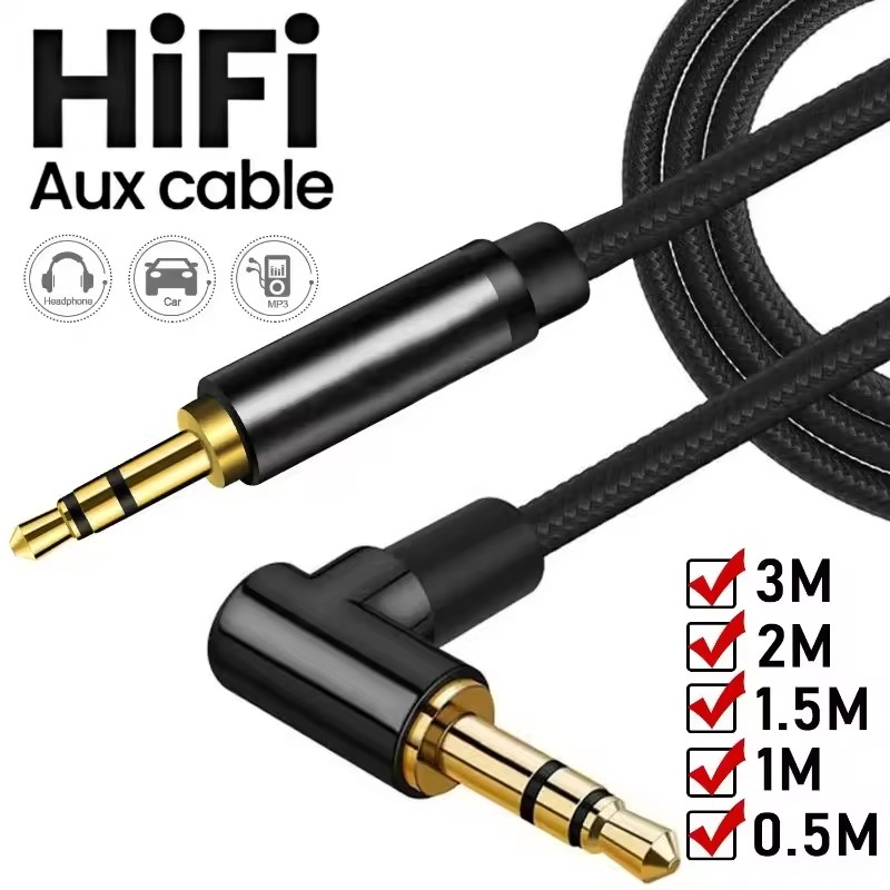 Audio Jumper Wire - كابل AUX 3.5 مم، كابل صوت