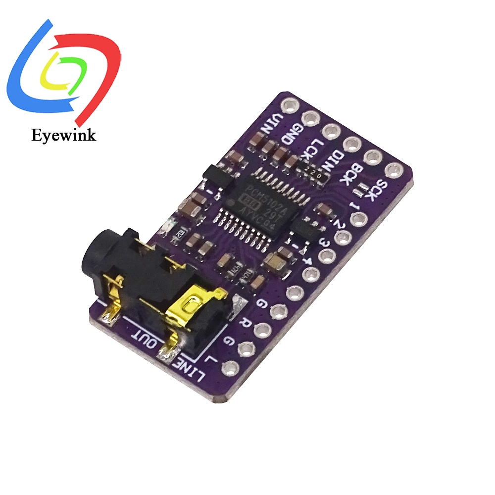 واجهة I2S PCM5102A وحدة الصوت  - مراجعة Pcm5102 وسعره