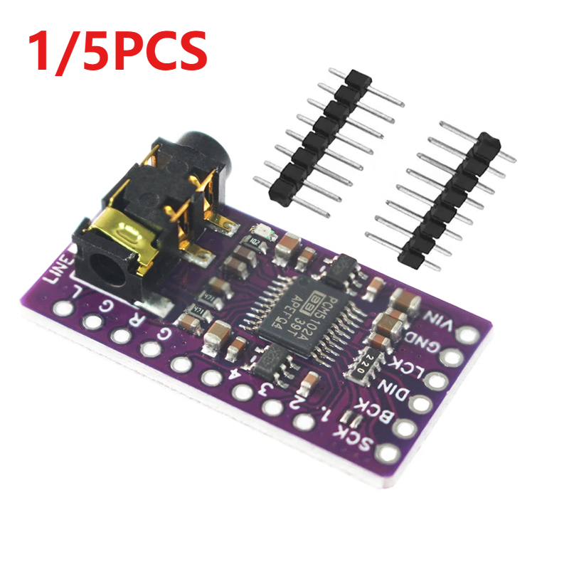 1/5 قطعة GY-PCM5102 واجهة I2S  - مراجعة Pcm5102 وسعره